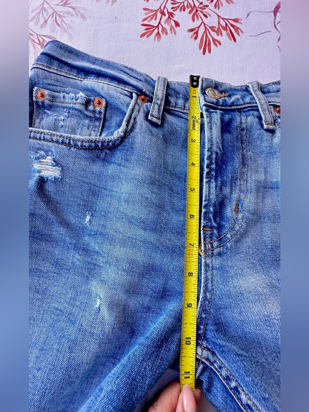 Zara boyfriend jeans women, size US 6 - Picture 8 of 9